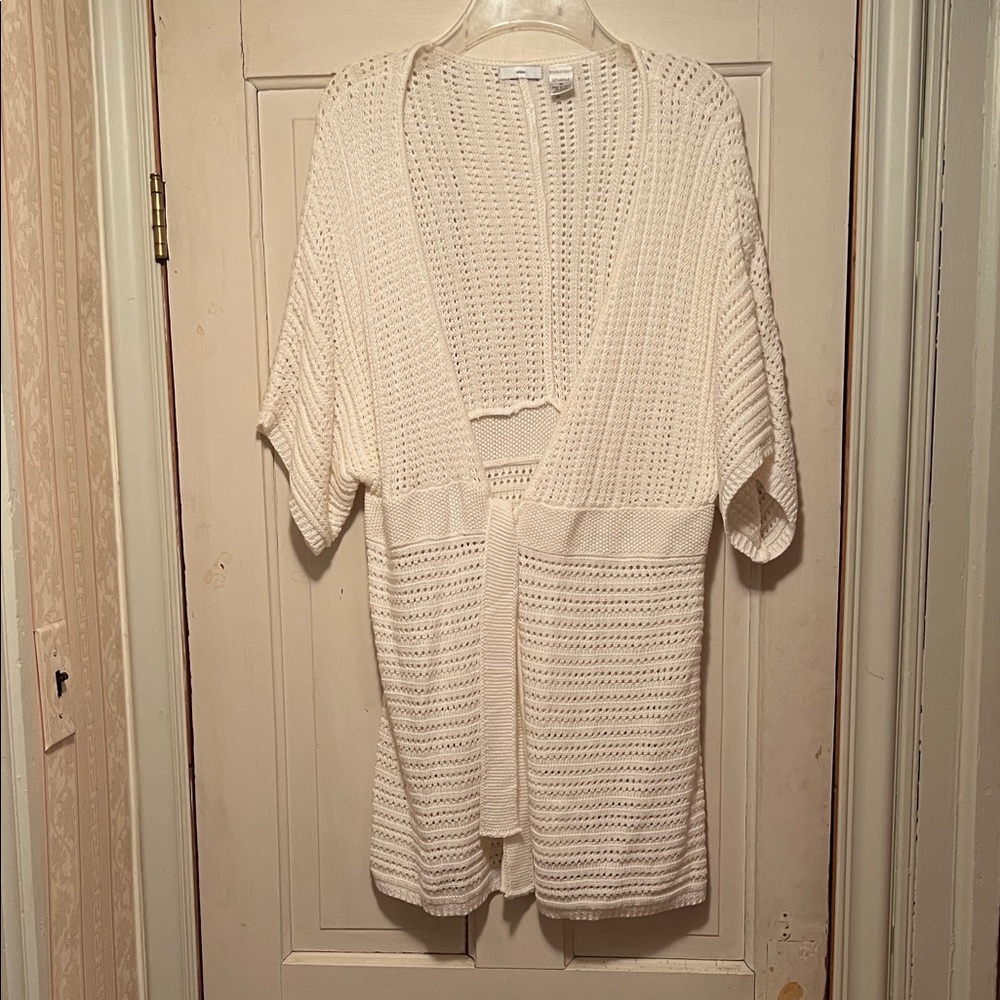 Ellos Off White Knit Cardigan